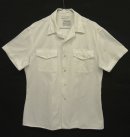 画像: 50'S アメリカ軍 USMA "CADET STORE WEST POINT" コットンツイル 半袖 オープンカラーシャツ ホワイト (VINTAGE) 「S/S Shirt」入荷しました。