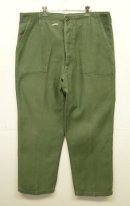 画像: 60'S アメリカ軍 US ARMY "OG107" コットンサテン ベイカーパンツ W40L33 (VINTAGE) 「Bottoms」入荷しました。