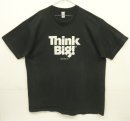 画像: 80'S THINK BIG! シングルステッチ 半袖 Tシャツ ブラック USA製 (VINTAGE) 「T-Shirt」入荷しました。
