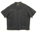 画像: HAVANERA ラミー/レーヨン 半袖 オープンカラーシャツ ブラック (VINTAGE) 「S/S Shirt」入荷しました。