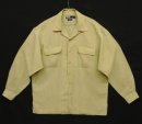画像: 90'S RALPH LAUREN レーヨン/リネン フラップ付きポケット 長袖 オープンカラーシャツ ベージュ (VINTAGE) 「L/S Shirt」入荷しました。