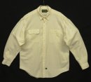 画像: 90'S RALPH LAUREN "POLO COUNTRY" 猫目ボタン 長袖 ワークシャツ 生成り (VINTAGE) 「L/S Shirt」入荷しました。