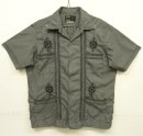 画像: GUAYABERA SHIRT オープンカラー 半袖 キューバシャツ 後染めブラック (VINTAGE) 「S/S Shirt」入荷しました。