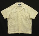 画像: 90'S RALPH LAUREN "CLAYTON" コットン 半袖 オープンカラーシャツ オフホワイトベース/小紋柄 (VINTAGE) 「S/S Shirt」入荷しました。