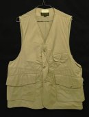 画像: 60'S ABERCROMBIE & FITCH "SAFARIタグ" ハーフムーンポケット ハンティングベスト ベージュ (VINTAGE) 「No Sleeve」入荷しました。