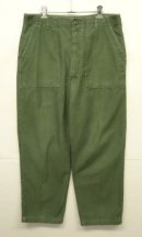 画像: 60'S アメリカ軍 US ARMY "OG107" コットンサテン ベイカーパンツ SCOVILLアルミジップ W36L31 (VINTAGE) 「Bottoms」入荷しました。