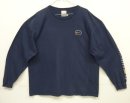 画像: 00'S NIKE 銀タグ SWOOSHロゴ刺繍 袖プリント 長袖 Tシャツ ネイビー (VINTAGE) 「T-Shirt」入荷しました。