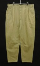 画像: 90'S RALPH LAUREN "ボックスロゴ" ツープリーツ チノパンツ ベージュ USA製 (VINTAGE) 「Bottoms」入荷しました。