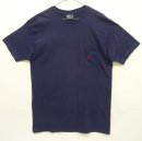 画像: 90'S RALPH LAUREN シングルステッチ 耳付きポケット 半袖 Tシャツ ネイビー USA製 (VINTAGE) 「T-Shirt」入荷しました。