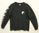 画像: 90'S FASHION VICTIM "YIN & YANG" 袖＆両面プリント 長袖 Tシャツ ブラック USA製 (VINTAGE) 「T-Shirt」入荷しました。
