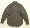 画像: 90'S RALPH LAUREN "WESTERN" デニム 長袖 ウエスタンシャツ ブラック (VINTAGE) 「L/S Shirt」入荷しました。