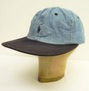 画像: 90'S RALPH LAUREN "POLO SPORT" ロゴ刺繍 デニム ベースボールキャップ ツートンカラー USA製 (VINTAGE) 「Cap」入荷しました。
