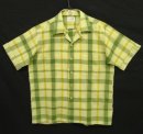 画像: 60'S DONEGAL コットン/ポリ 半袖 オープンカラーシャツ チェック柄 (VINTAGE) 「S/S Shirt」入荷しました。