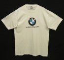 画像: 90'S BMW シングルステッチ 半袖 Tシャツ ホワイト USA製 (VINTAGE) 「T-Shirt」入荷しました。