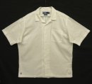 画像: 90'S RALPH LAUREN "CALDWELL" コットン 裾ロゴ 半袖 オープンカラーシャツ ホワイト (VINTAGE) 「S/S Shirt」入荷しました。