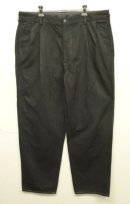 画像: 90'S RALPH LAUREN "HAMMOND PANT" ツープリーツ チノパンツ 後染めブラック (VINTAGE) 「Bottoms」入荷しました。