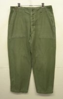 画像: 70'S アメリカ軍 US ARMY "OG107" コットンサテン ベイカーパンツ W36L29 (VINTAGE) 「Bottoms」入荷しました。