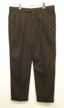 画像: 00'S BROOKS BROTHERS "MADISON" ツープリーツ ウール スラックス ダークブラウン (VINTAGE) 「Bottoms」入荷しました。
