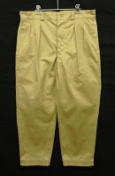 画像: 50'S フランス軍 M52 プリーツ入り チノパンツ ベージュ 26 (MINT CONDITION) 「Bottoms」入荷しました。
