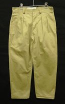 画像: 60'S フランス軍 M52 プリーツ入り チノパンツ ベージュ 84C (VINTAGE) 「Bottoms」入荷しました。