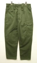 画像: 70'S ベルギー軍 "左右非対称ポケット" プリーツ入り カーゴパンツ ミリタリーグリーン 5DE (VINTAGE) 「Bottoms」入荷しました。