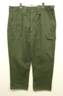 画像: 80'S ベルギー軍 "左右非対称ポケット" プリーツ入り カーゴパンツ ミリタリーグリーン M8G (VINTAGE) 「Bottoms」入荷しました。