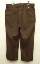 画像: 80'S DICKIES 874 チビタグ ワークパンツ ブラウン TALONジップ W36L29 USA製 (VINTAGE) 「Bottoms」入荷しました。