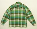 画像: 60'S BRENT コットン 長袖 オープンカラーシャツ チェック柄 (DEADSTOCK) 「L/S Shirt」入荷しました。