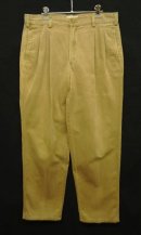 画像: 90'S LL Bean コットン ツープリーツ チノパンツ タン (VINTAGE) 「Bottoms」入荷しました。