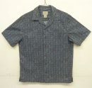 画像: 00'S LL Bean コットン 半袖 オープンカラーシャツ 総柄 (VINTAGE) 「S/S Shirt」入荷しました。