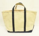 画像: 80'S LL Bean 2色タグ キャンバス トートバッグ ネイビー/オフホワイト USA製 (VINTAGE) 「Bag」入荷しました。