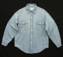 画像: 70'S BIG MAC コットン100% 耳付き シャンブレーシャツ ブルー USA製 (VINTAGE) 「L/S Shirt」入荷しました。