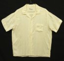 画像: 60'S LUCERNE レーヨン 半袖 BDシャツ オフホワイト (VINTAGE) 「S/S Shirt」入荷しました。
