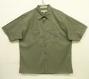 画像: 90'S PERRY ELLIS コットン 半袖 ボックスシャツ カーキ (VINTAGE) 「S/S Shirt」入荷しました。
