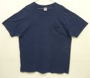画像: 90'S HANES シングルステッチ ポケット付き 半袖 Tシャツ ネイビー (VINTAGE) 「T-Shirt」入荷しました。