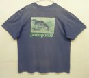 画像: PATAGONIA バックプリント 半袖 Tシャツ フェードブルー USA製 (VINTAGE) 「T-Shirt」入荷しました。