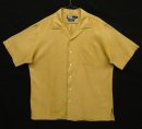 画像: 90'S RALPH LAUREN "CALDWELL" シルク/コットン ロゴ無し 半袖 オープンカラーシャツ タン (VINTAGE) 「S/S Shirt」入荷しました。
