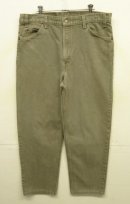 画像: 90'S LEVIS 550 デニム 先染めカーキ W36L30 USA製 (VINTAGE) 「Bottoms」入荷しました。