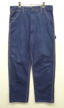 画像: 80'S SEARS トップスナップボタン デニム ペインターパンツ インディゴ USA製 (VINTAGE) 「Bottoms」入荷しました。