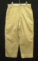 画像: 60'S アメリカ軍 US ARMY コットン100% チノパンツ PRENTICE製ブラスジップ (VINTAGE) 「Bottoms」入荷しました。