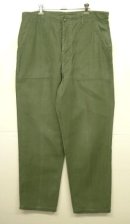 画像: 60'S アメリカ軍 US ARMY "OG107" コットンサテン 平ボタン ベイカーパンツ W38L35 (VINTAGE) 「Bottoms」入荷しました。
