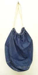画像: 40'S アメリカ軍 US NAVY デニム ランドリーバッグ バラックバッグ インディゴ (VINTAGE) 「Bag」入荷しました。