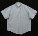 画像: 80'S BROOKS BROTHERS "MAKERS" オックスフォード 半袖 BDシャツ ブルー USA製 (VINTAGE) 「S/S Shirt」入荷しました。