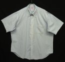 画像: 90'S BROOKS BROTHERS ポプリン 半袖 BDシャツ ホワイト/ブルー ストライプ USA製 (VINTAGE) 「S/S Shirt」入荷しました。