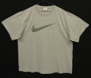 画像: 90'S NIKE 白タグ SWOOSHロゴ 半袖 Tシャツ グレー (VINTAGE) 「T-Shirt」入荷しました。
