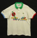 画像: 80'S CHEMISE LACOSTE ポロシャツ ホワイト/プリント入り フランス製 (VINTAGE) 「S/S Polo」入荷しました。