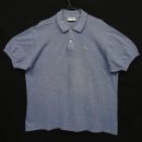 画像: 80'S CHEMISE LACOSTE ポロシャツ ブルーヘザー フランス製 (VINTAGE) 「S/S Polo」入荷しました。