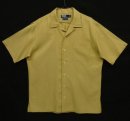 画像: 90'S RALPH LAUREN "CALDWELL" シルク/コットン 半袖 オープンカラーシャツ ベージュ (VINTAGE) 「S/S Shirt」入荷しました。