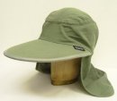 画像: 00'S PATAGONIA "SPOONBILL CAP" ロングビル ナイロンキャップ ネックガード付き カーキ/グレーUSA製 (VINTAGE) 「Cap」入荷しました。
