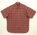 画像: 90'S RRL 三ツ星タグ チンスト＆マチ付き 半袖 ワークシャツ チェック柄 (VINTAGE) 「S/S Shirt」入荷しました。